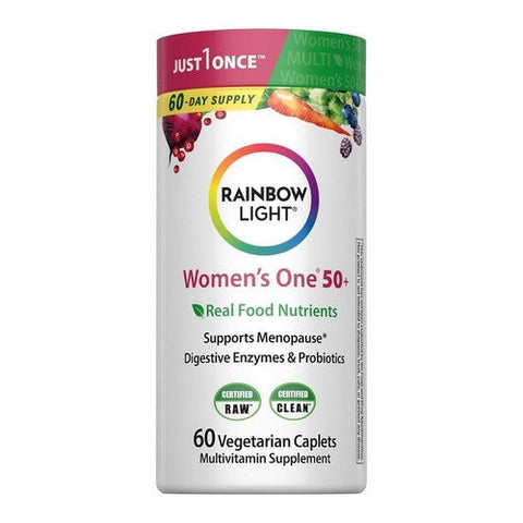 Rainbow Light, High Potency Women'S One 50 Plus Daily Multivitamin, 60 Tabs Rainbow Light