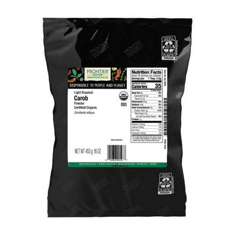 Frontier Coop, Organic Lightly Roasted Carob Powder, 1 Lb Frontier Coop