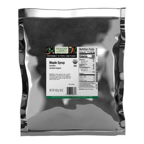 Frontier Coop, Organic Maple Syrup Granules, 1 Lb Frontier Coop