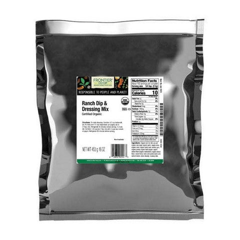 Frontier Coop, Organic Ranch Dip And Dressing Mix, 16 Oz Frontier Coop