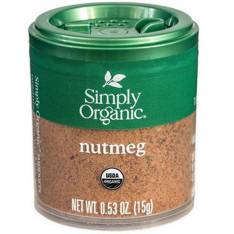 Simply Organic, Organic Nutmeg Ground, 0.53 Oz