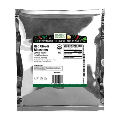 Frontier Coop, Whole Organic Red Clover Blossoms, 8 Oz
