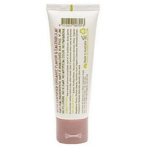 Jack N' Jill, Kids Raspberry Organic Calendula Toothpaste, 1.76 Oz Jack N' Jill