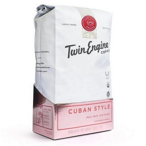 Twin Engine Coffee, Organic Cuban Style Whole Bean Coffee, 7 Oz Twin Engine Coffee