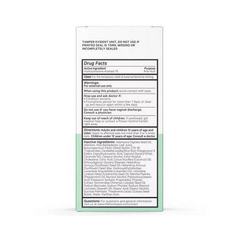 The Honey Pot, Anti Itch Vulva Cream 1% Hydrocortisone Acetate, 1 Oz The Honey Pot