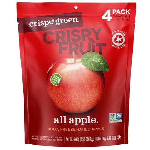 Crispy Green, All Apple Freeze Dried Fruit, 0.53 Oz Crispy Green