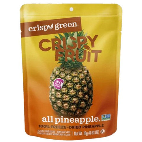 Crispy Green, All Pineapple Freeze Dried Fruit, 0.63 Oz Crispy Green