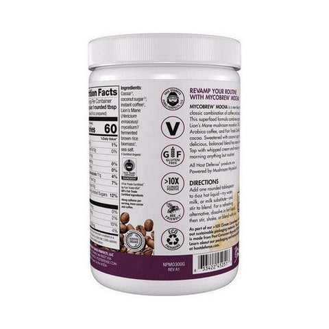 Host Defense, MycoBrew Mocha Powder, 10.5 Oz Host Defense