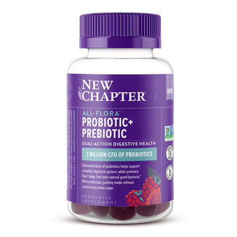 New Chapter, All-Flora Probiotic Plus Prebiotic, 90 Gummies New Chapter