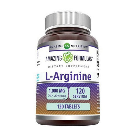 Amazing Nutrition, Amazing Formulas L-Arginine, 1000 mg, 120 Tabs Amazing Nutrition