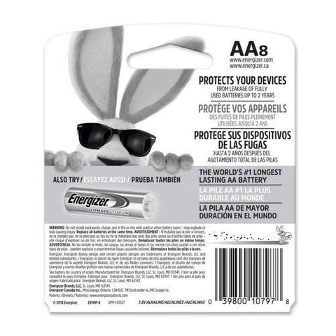 Energizer, Max AA Alkaline Batteries, 8 Each Energizer