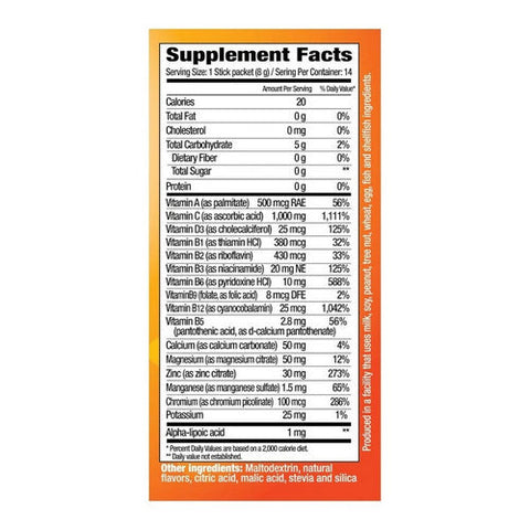 Resistence C, Vitamin C Tangerine Flavor, 1000 Mg, 14 Count Resistence C