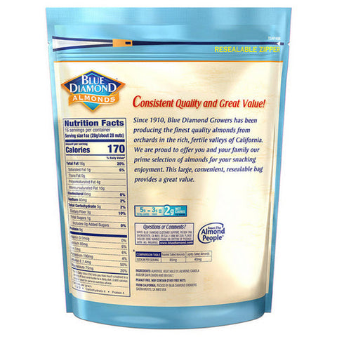 Blue Diamond, Almonds Lightly Salted, 16 Oz(Case Of 6)
