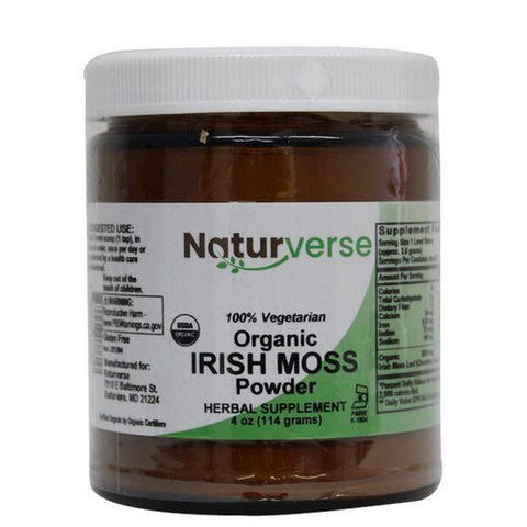 Naturverse, Organic Irish Moss Thallus Powder, 4 Oz Naturverse