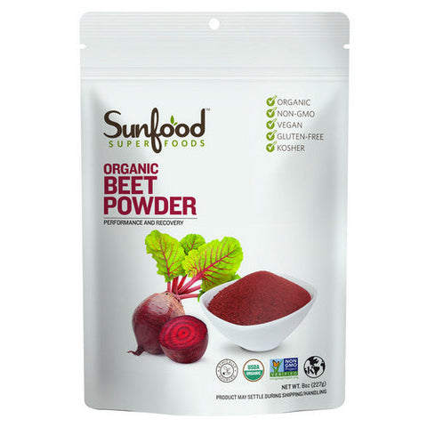 Sunfood Superfoods, Organic Beet Powder, 8 Oz Sunfood Superfoods