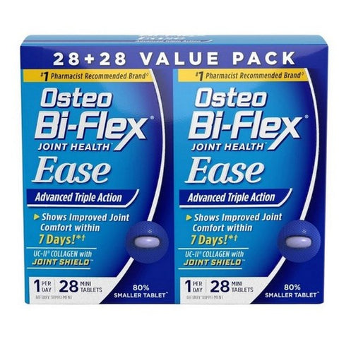 Ease Advanced Triple Action With Vitamin D Joint Supplements 28 + 28 Count by Osteo Bi-Flex