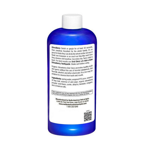 North American Herb & Spice, Kid E Kare Strawberry Oral Clenz, 8 Oz North American Herb & Spice