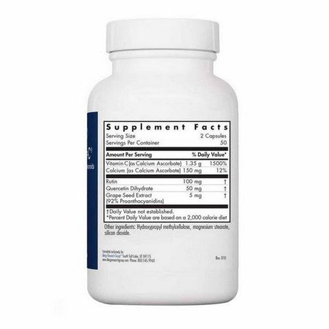 Nutricology/ Allergy Research Group, Esterol Ester-C Calcium Ascorbate With Bioflavonoids, 100 Veg Caps Nutricology/ Allergy Research Group