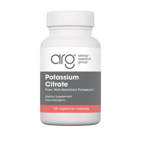 Nutricology/ Allergy Research Group, Potassium Citrate, 120 Veg Caps Nutricology/ Allergy Research Group