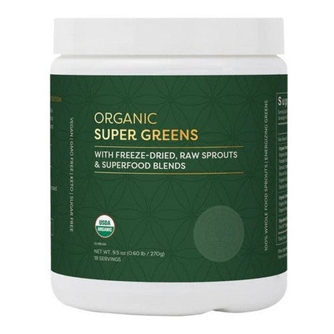 Global Healing Center, Organic Super Greens, 9.5 Oz Global Healing Center