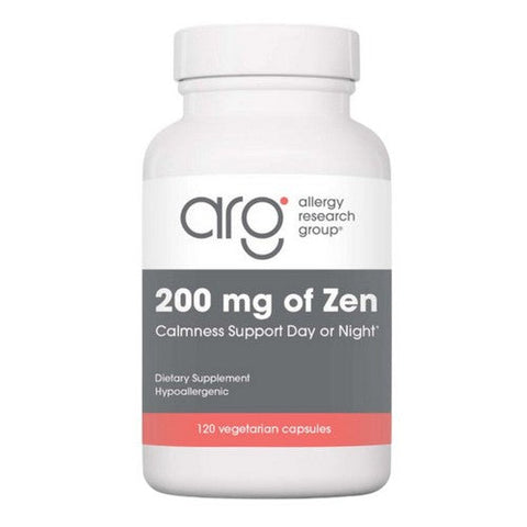 Nutricology/ Allergy Research Group, Zen Calmness Support Day Or Night, 200 Mg, 60 Veg Caps Nutricology/ Allergy Research Group