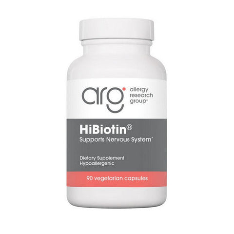 Nutricology/ Allergy Research Group, HiBiotin, 100 Mg, 90 Veg Caps Nutricology/ Allergy Research Group