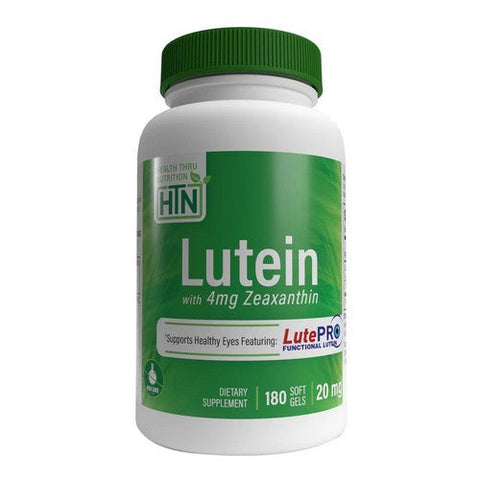 Health Thru Nutrition, Lutein With Zeaxanthin, 180 Softgel Health Thru Nutrition