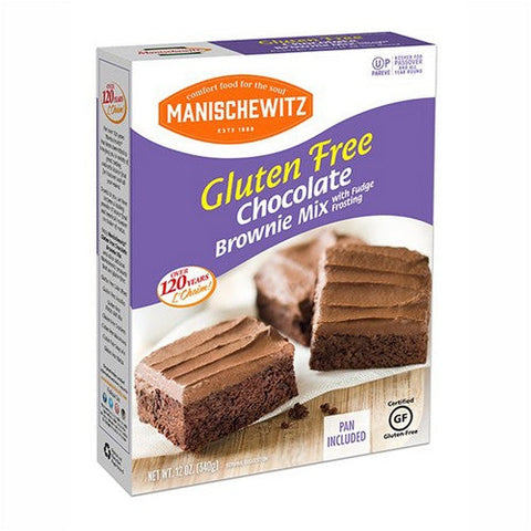 Manischewitz, Chocolate Brownie Mix, 12 Oz (Case Of 12) Manischewitz