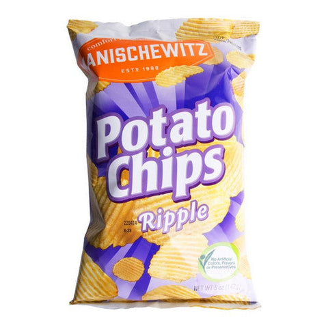 Manischewitz, Ripple Potato Chips, 5 Oz (Case Of 12) Manischewitz