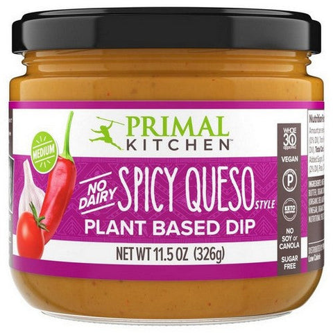 Primal Kitchen, Spicy Queso Plant Based Dip, 11.5 Oz (Case Of 6) Primal Kitchen
