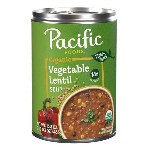 Pacific Foods, Organic Vegetable Lentil Soup, 16.3 Oz (Case Of 12) Pacific Foods