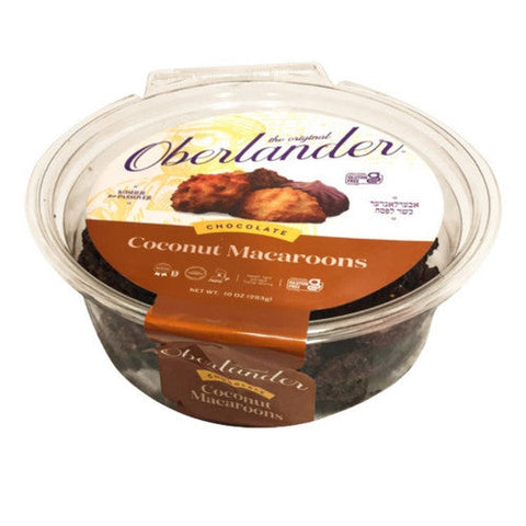 Oberlander, Coconut Macaroons Chocolate Cookies, 10 Oz (Case Of 24) Oberlander