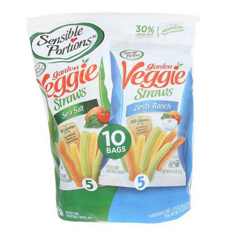 Sensible Portions, Garden Veggie Straws Variety Pack, 7.5 Oz (Case Of 6) Sensible Portions