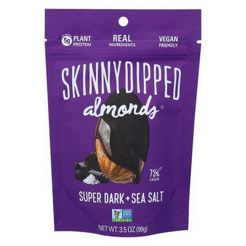 Nature Nate's, Almonds Super Dark Chocolate Plus Sea Salt, 3.5 Oz(Case Of 10) Nature Nate's