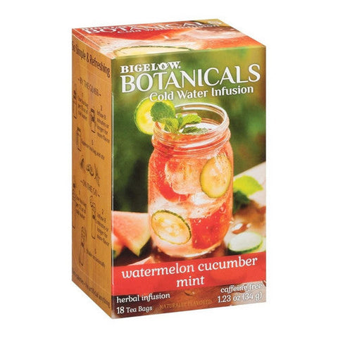 Bigelow, Botanicals Cold Water Infusion Herbal Tea Watermelon Cucumber Mint, 1.23 Oz(Case Of 6) Bigelow