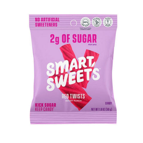 Smartsweets, Candy Berry Punch Red Twists, 1.8 Oz(Case Of 12) Smartsweets