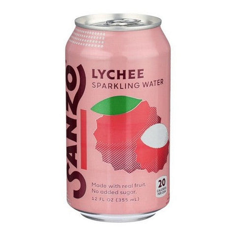 Sanzo, Lychee Sparkling Water, 12 Oz(Case Of 12) Sanzo