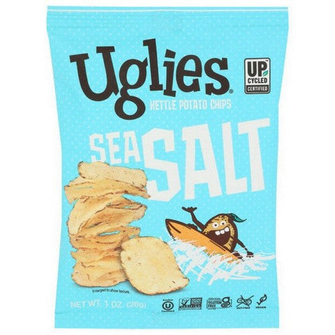 Uglies, Kettle Sea Salt Potato Chips, 1 Oz(Case Of 32) Uglies