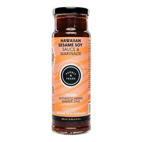Humble And Frank Foods, Hawaiian Sesame Soy Sauce And Marinade, 8.45 Oz(Case Of 6) Humble And Frank Foods