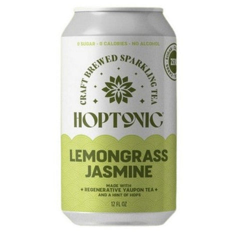 Hoptonic, Jasmine Lemon Grass Green Tea, 12 Oz(Case of 12) Hoptonic