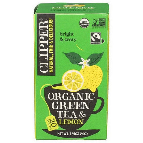 Clipper, Oragnic Green Tea And Lemon, 1.41 Oz (Case Of 6) Clipper