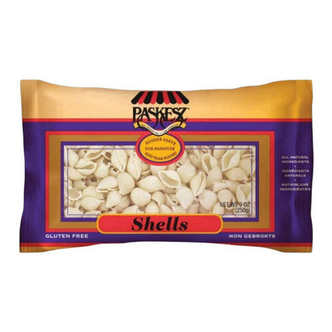 Paskesz, Shells Pasta, 9 Oz (Case Of 12) Paskesz