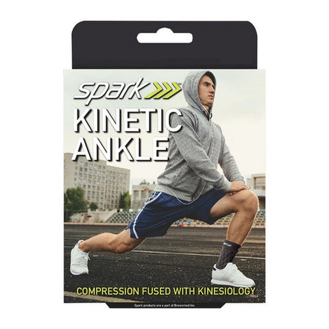 Ankle Support Spark Kinetic Large Pull-On Left or Right Foot 1 Count by Brownmed