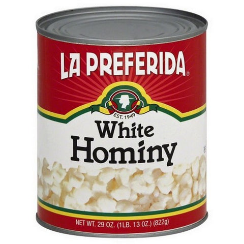 White Hominy 29 Oz(Case Of 12) by La Preferida