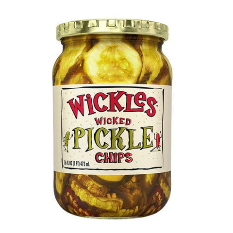 Wickles, Wicked Pickle Chips, 16 Oz(Case Of 6) Wickles