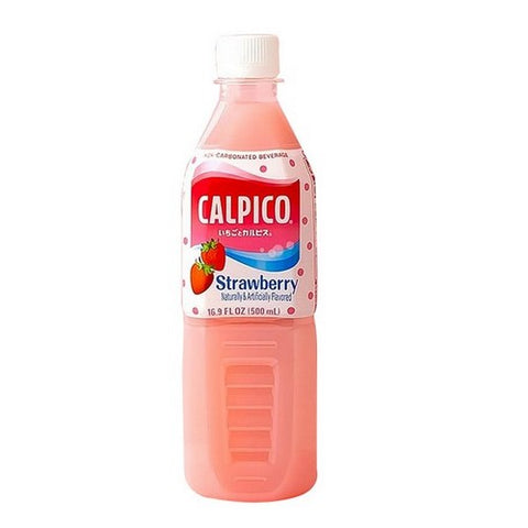 Strawberry Drink Water Pet 16.9 Oz(Case Of 6) by Calpico