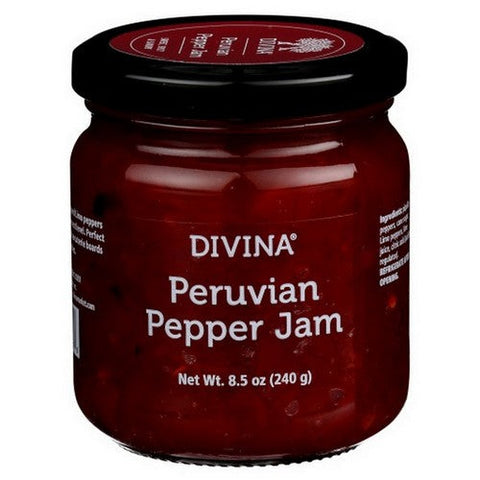 Divina, Peruvian Pepper Jam, 8.5 Oz(Case Of 12) Divina
