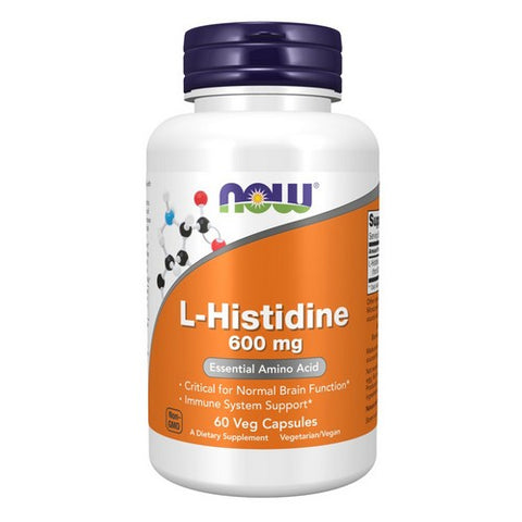 Now Foods, L-Histidine, 600 Mg, 60 VegCaps Now Foods