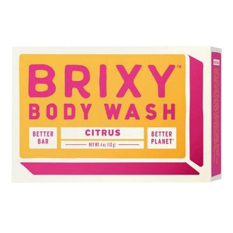 Brixy, Body Wash Bar Citrus, 4 Oz Brixy