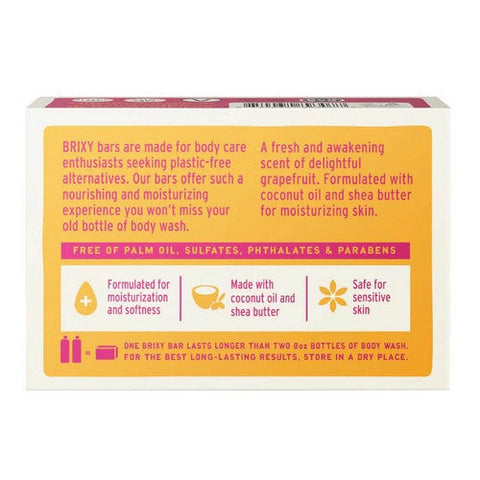 Brixy, Body Wash Bar Citrus, 4 Oz Brixy